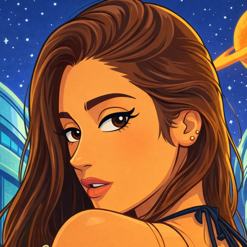 Retro Sci-Fi Cartoon AI portrait style