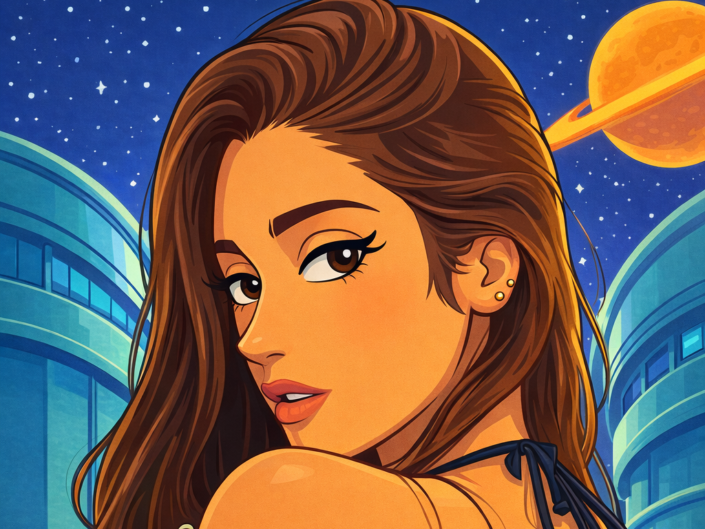 Retro Sci-Fi Cartoon